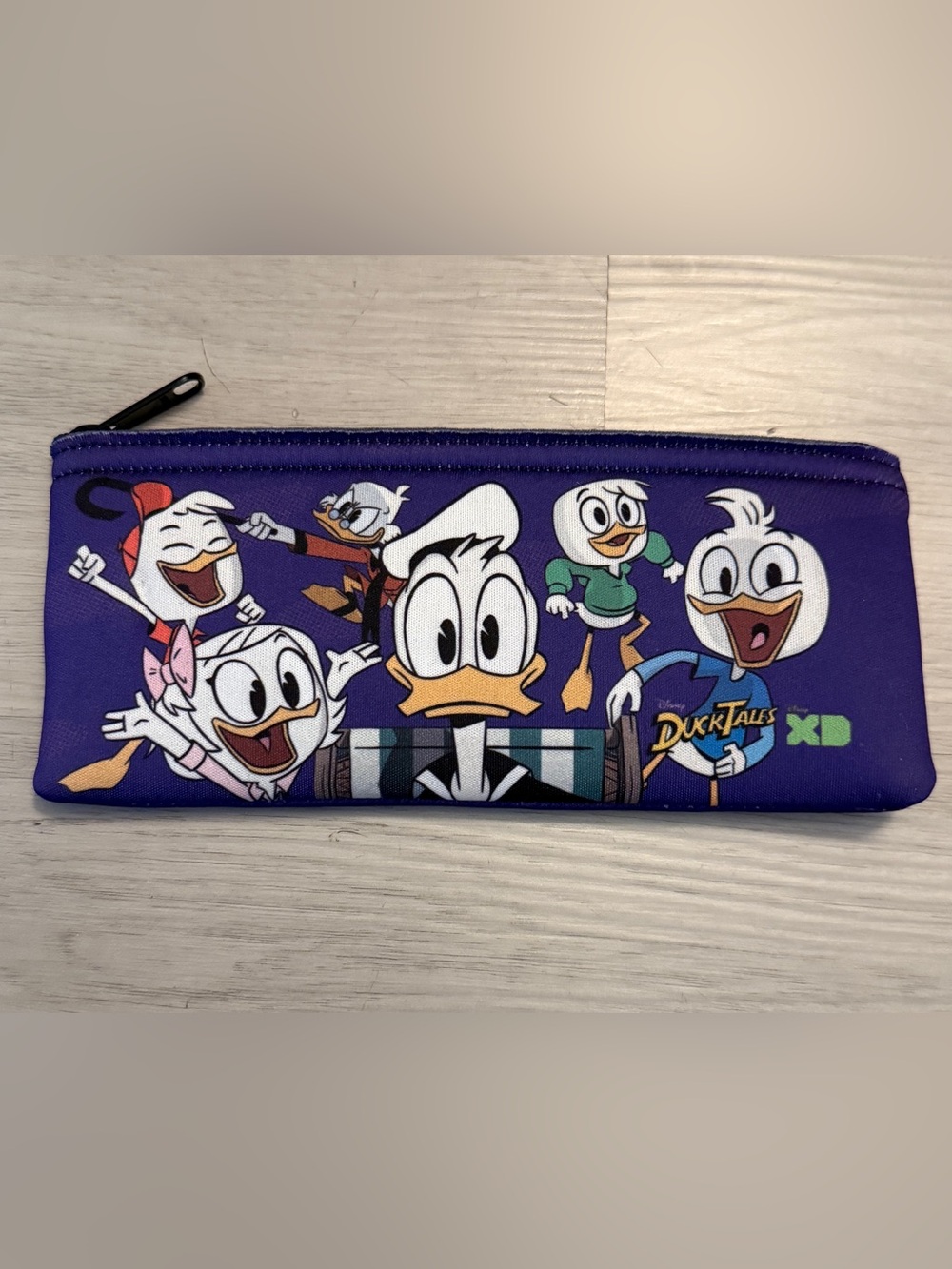 Disney XD DuckTales Pencil Pouch Bag Makeup Cosmetic Case Zipper Organizer